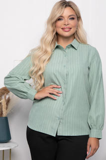 Блуза женская LT Collection Арета зеленая 48 RU
