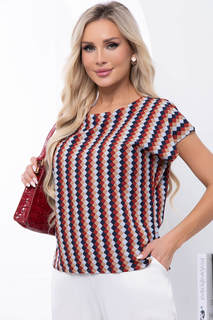 Блуза женская LT Collection Предвкушение разноцветная 44 RU