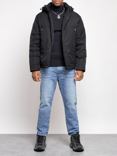 Зимняя куртка мужская AD8332 черная 58 RU No Brand