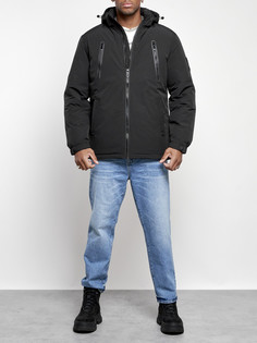 Зимняя куртка мужская AD8360 черная 4XL No Brand