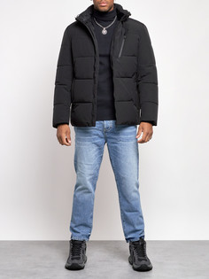 Зимняя куртка мужская AD8320 черная 4XL No Brand