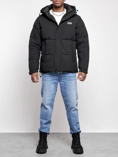 Зимняя куртка мужская AD8356 черная 3XL No Brand