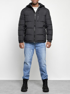 Зимняя куртка мужская AD8362 черная XXL No Brand
