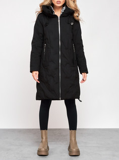 Пальто женское AD59121 черное 2XL No Brand