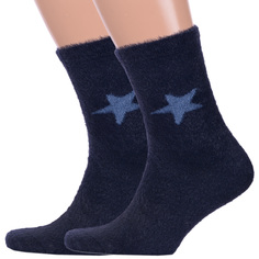 Комплект носков мужских Hobby Line 2-Нмпух6310 синих 39-44, 2 пары