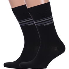 Комплект носков мужских LorenzLine 2-В14 черных 27, 2 пары