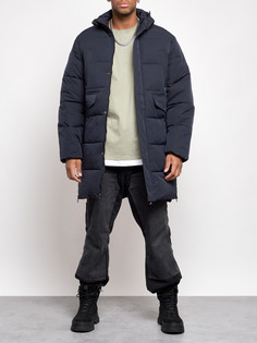 Зимняя куртка мужская AD806 синяя XL No Brand
