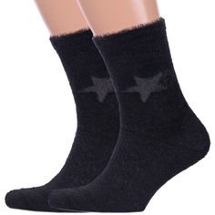 Комплект носков мужских Hobby Line 2-Нмпух6310 черных 39-44, 2 пары