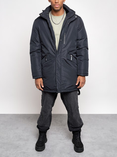 Зимняя куртка мужская AD8302 синяя 3XL No Brand