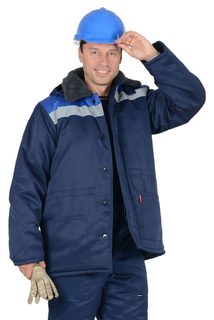 Куртка рабочая мужская СириуС 01861 синяя 52/170-176