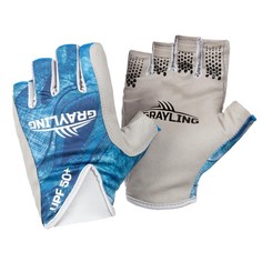 Перчатки мужские NoBrand 7890617 белые, голубые, L