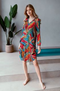 Платье женское Mia-Mia 19268 Barbara разноцветное 3XL