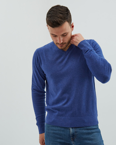 Пуловер мужской MANAFOFF 8106 голубой XL