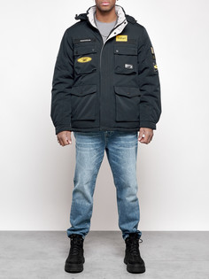 Зимняя куртка мужская AD88905 синяя XL No Brand