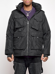 Зимняя куртка мужская AD6668 черная 3XL No Brand