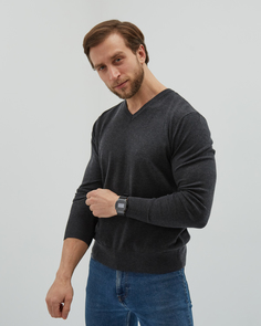Пуловер мужской MANAFOFF 8106 серый XL