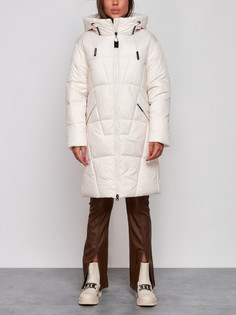 Пальто женское AD586826 бежевое XL No Brand