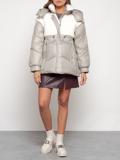 Куртка женская AD13350 коричневая 3XL No Brand