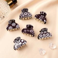 Заколка-краб женская 5215696 микс No Brand