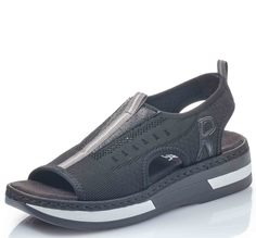 Босоножки женские Rieker V59B5/00 черные 36 RU