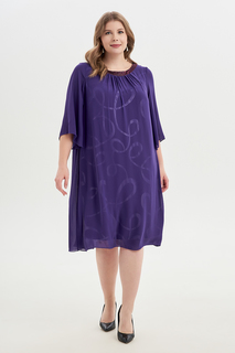 Платье женское OLSI 1905016 фиолетовое 70 RU