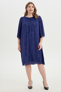 Платье женское OLSI 1905016 голубое 54 RU