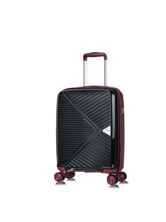 Чемодан унисекс LCase Lyon черный, 55x39x20 см