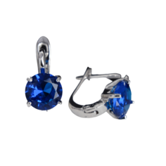 Серьги из металла Queen Fair, фианит