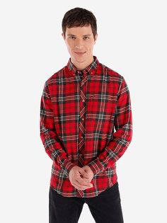 Рубашка мужская Colins CL1064807 красная XL