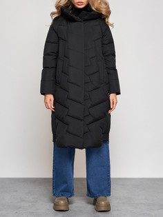 Пальто женское AD52355 черное L No Brand