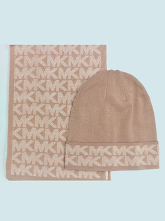 Комплект шапка и шарф женский Michael Kors 539193 розовый