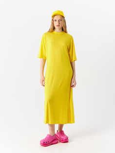 Платье женское PANGAIA желтое L