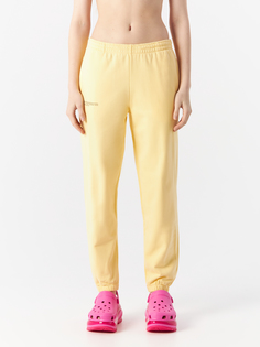 Брюки унисекс PANGAIA 10000295 желтые XXS