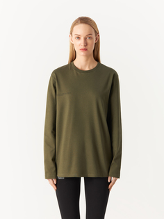 Лонгслив женский Pangaia хаки M