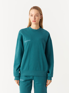 Свитшот унисекс PANGAIA Coral Reef Sweatshirt зеленый XXS