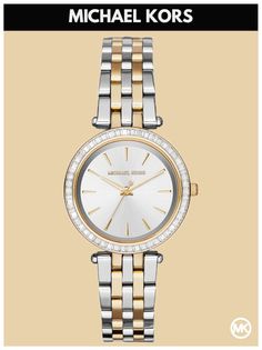 Наручные часы женские Michael Kors M3405K золотистые/серебристые