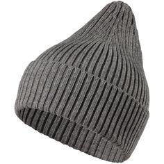 Шапка бини унисекс Sherst Stout серый меланж, р.56-58