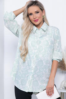 Блуза женская LT Collection Алеста зеленая 54 RU