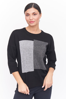 Джемпер женский Текстильная Мануфактура Д 3227 черный 56 RU