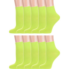 Комплект носков женских ХОХ 10-G-1406 зеленых 25, 10 пар