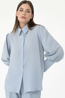 Блуза женская LT Collection Вернисаж голубая 50 RU