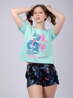Пижама женская Ромашка+ 29971 разноцветная 48 RU