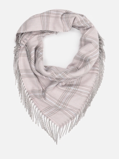 Платок женский Rosedena shawlcy1987 светло-серый, 100x100 см
