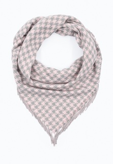 Платок женский Rosedena shawlcy2355-1 серо-розовый, 100x100 см