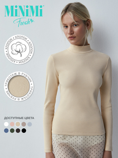 Водолазка женская Minimi 1711С бежевая XS