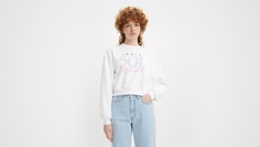 Свитшот женский Levis Women Graphic Vintage Crewneck Sweatshirt белый M Levis®