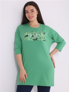 Туника женская Апрель 317жен804РП зеленая 108/164