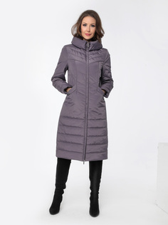 Пальто женское КАЛЯЕВ 56918 фиолетовое 50 RU