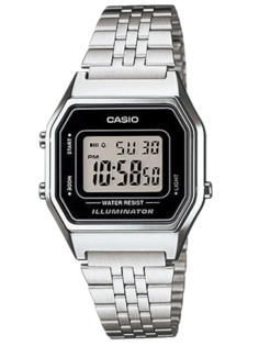 Наручные часы унисекс Casio LA680WA-1D серебристые