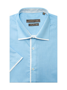 Рубашка мужская Imperator Bell Blue 21-K голубая 43/178-186